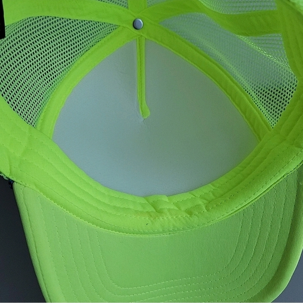 Cloud 9 Neon Green Trucker Hat - Picture 6 of 8